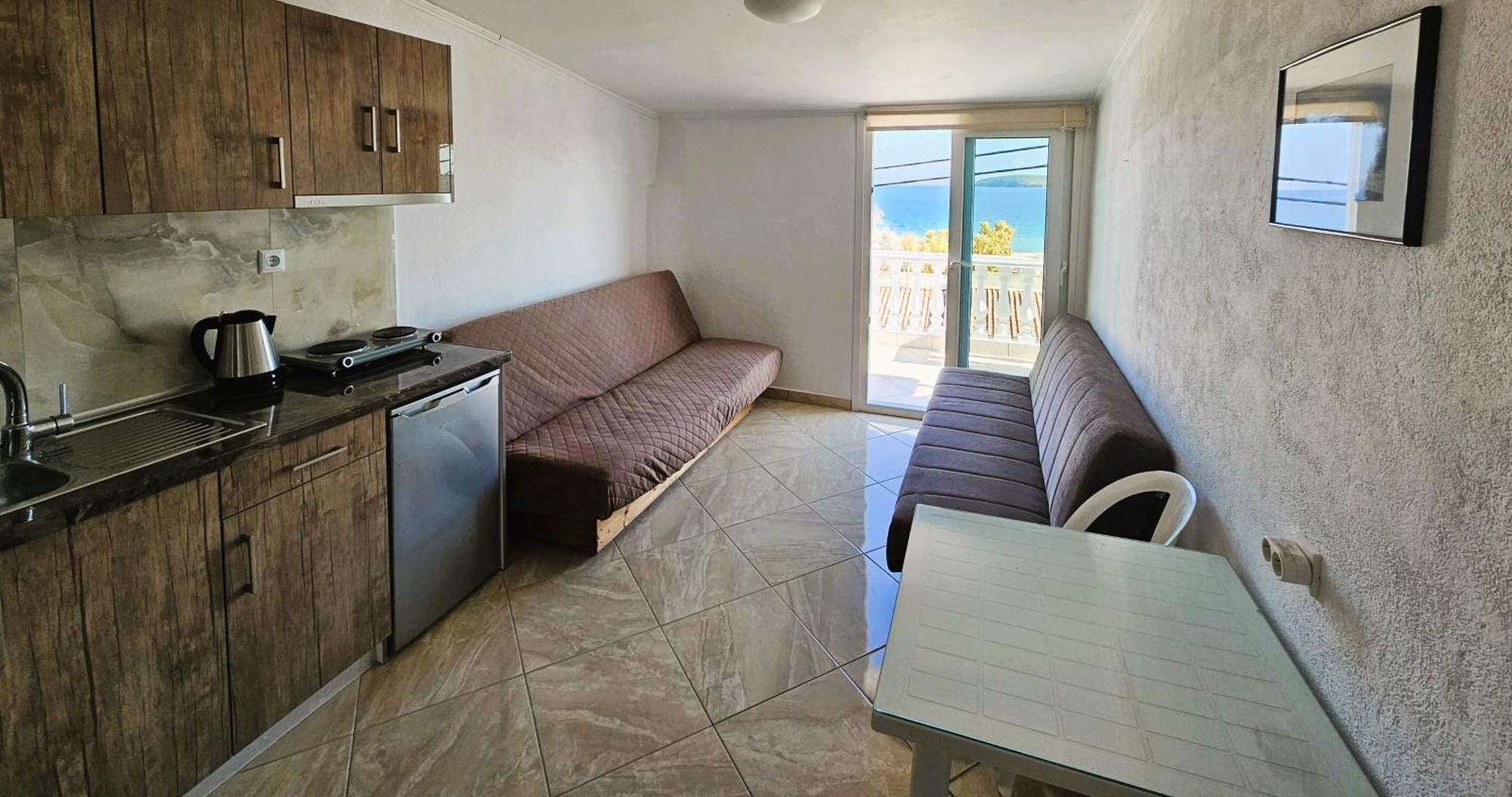 Leonidas Apartments Néa Péramos Esterno foto
